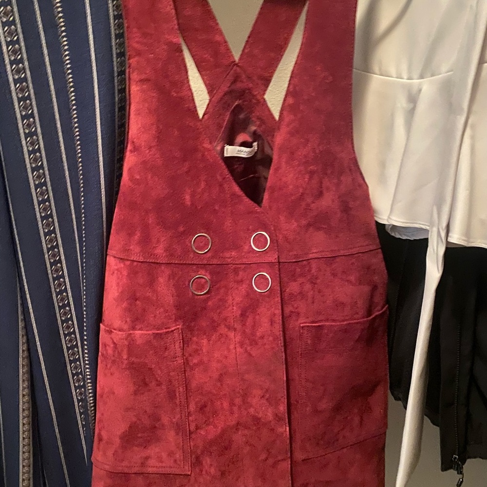 “Mango” velvet dress
